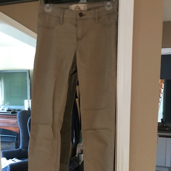Hollister -Women’s Khaki Super Skinny Jeggings -1L - Picture 3 of 4